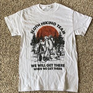 Cute Sloth Cotton Tee